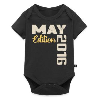 May 2016 Birthday May 2016 Gift May 2016 May - Baby Premium short-sleeve bodysuit - black - Front