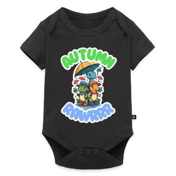 AUTOMNE RAWRRR - Body à manches courtes Premium Bébé - noir - Devant