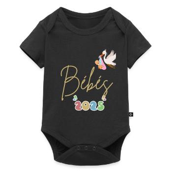 Babys - Baby Premium Kurzarmbody - Schwarz - Vorne