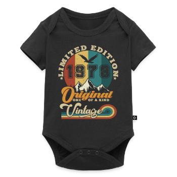 Original 1978 Vintage Édition limitée Cadeau - Body à manches courtes Premium Bébé - noir - Devant
