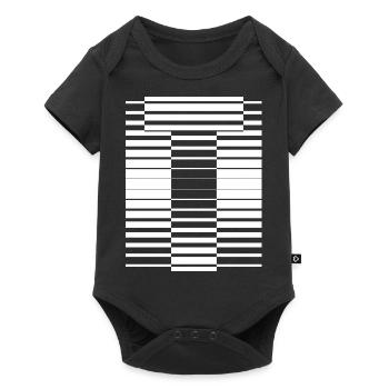 INITIAL T - Baby Premium short-sleeve bodysuit - black - Front