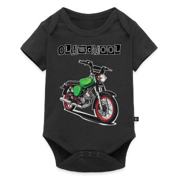 S51 (vert) // Illustration - Body à manches courtes Premium Bébé - noir - Devant