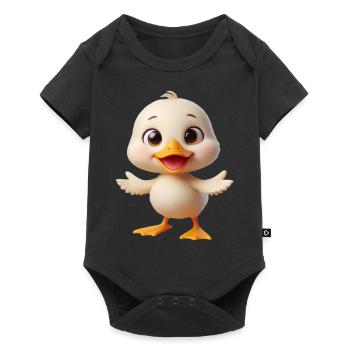 Canard 2 - Body à manches courtes Premium Bébé - noir - Devant