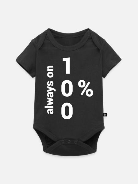 Zero or Hero - Baby Premium Kurzarmbody - Schwarz