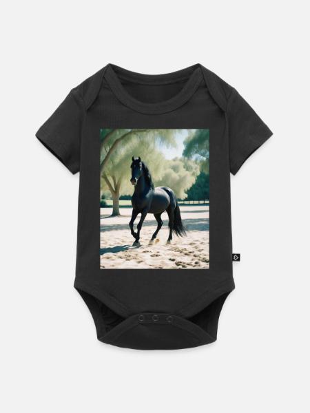 PRE - Baby Premium Kurzarmbody - Schwarz