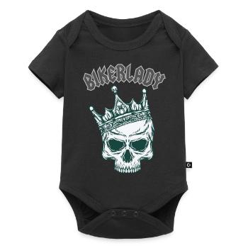 Biker Lady - Baby Premium short-sleeve bodysuit - black - Front