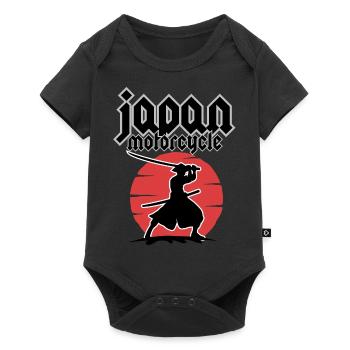 Japan Motorcycle - Baby Premium Kurzarmbody - Schwarz - Vorne