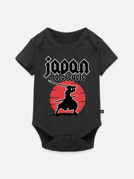 Japan Motorcycle - Baby Premium Kurzarmbody - Schwarz