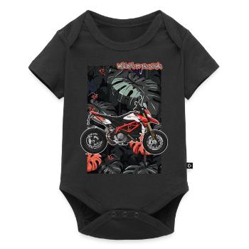 Superbike // Illustration - Baby Premium short-sleeve bodysuit - black - Front
