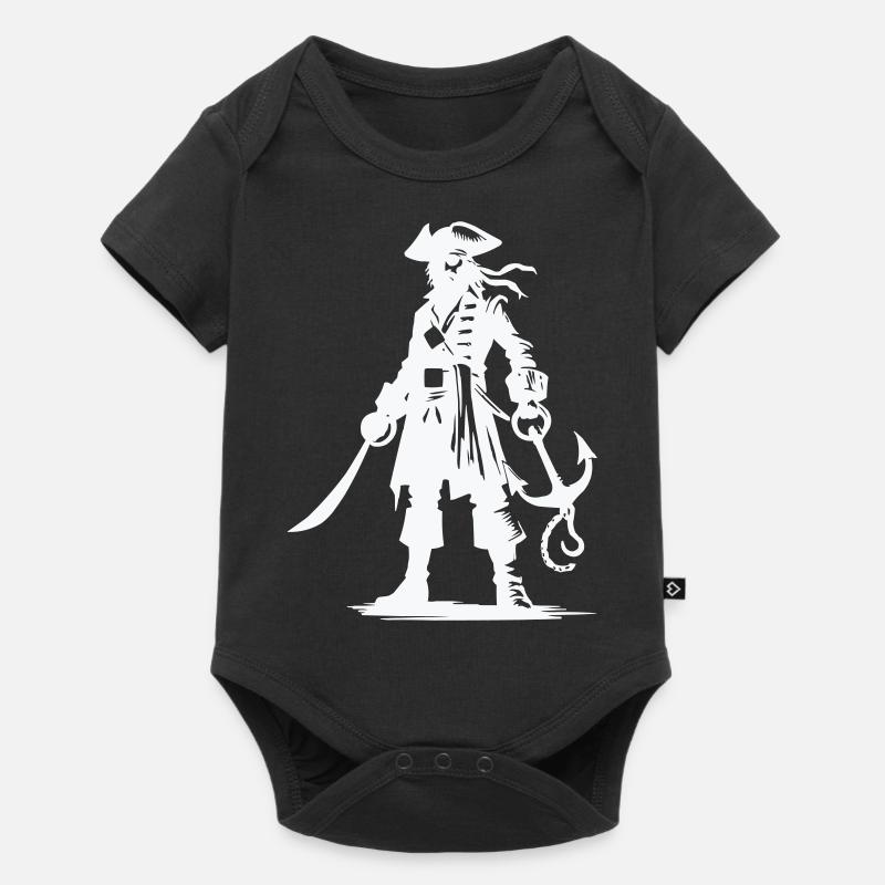 pirate - Body à manches courtes Premium Bébé - noir