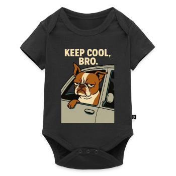 Keep Cool, Bro Pablo - Baby Premium short-sleeve bodysuit - black - Front