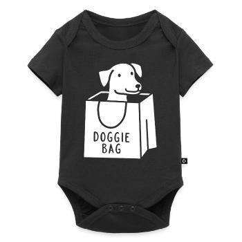 Doggie Bag - Body à manches courtes Premium Bébé - noir - Devant
