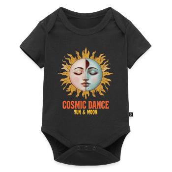 Danse Cosmique Spiritualité Cadeau - Body à manches courtes Premium Bébé - noir - Devant