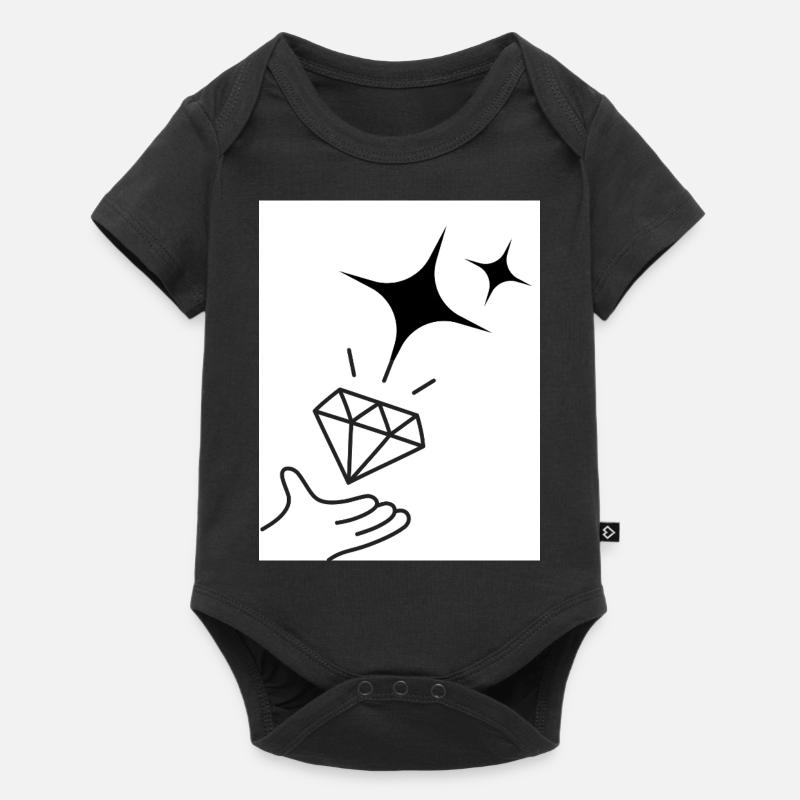 Verso N - Body à manches courtes Premium Bébé - noir