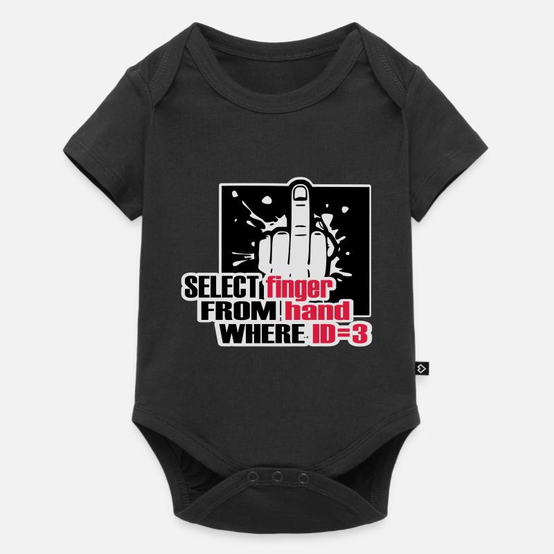 SELECT finger FROM hand - Baby Premium short-sleeve bodysuit - black