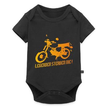Simson S51 Enduro Legende - Baby Premium Kurzarmbody - Schwarz - Vorne