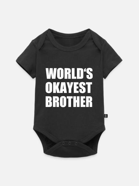 Bruder - Baby Premium Kurzarmbody - Schwarz
