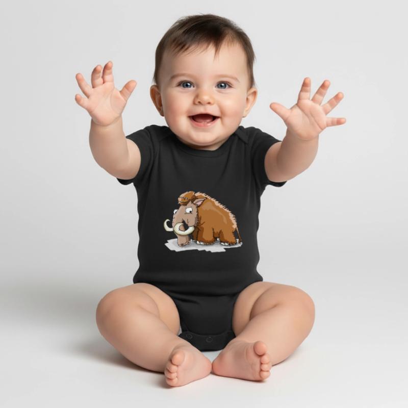 Grumpy Mammut! Geschenk Idee Baby Premium Kurzarmbody