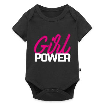 Girl power - Baby Premium short-sleeve bodysuit - black - Front