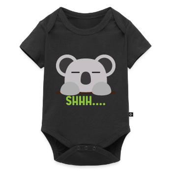 Koala 03 - Baby Premium short-sleeve bodysuit - black - Front