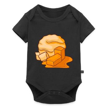 Caramel ice cream ice cream ice cream ice cream ice cream - Baby Premium short-sleeve bodysuit - black - Front