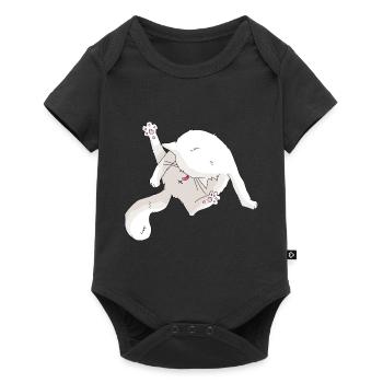 la toilette #1 - Body à manches courtes Premium Bébé - noir - Devant