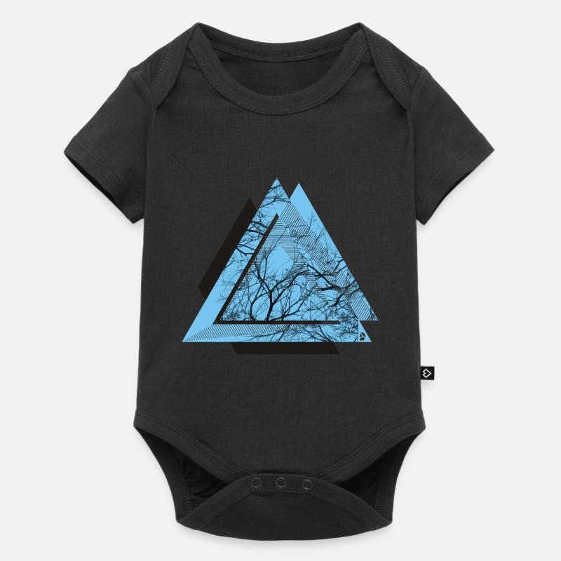 AD Triangle Black - Baby Premium short-sleeve bodysuit - black