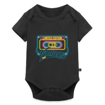 Edition limitée Vintage 1980 - Body à manches courtes Premium Bébé - noir - Devant