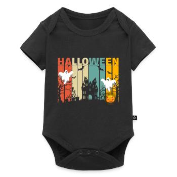 Halloween - Body à manches courtes Premium Bébé - noir - Devant