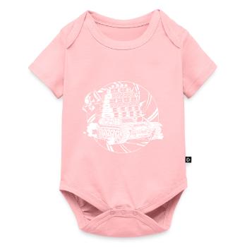 Tekno Nomads Pirate Sound System - Body à manches courtes Premium Bébé - rose - Devant