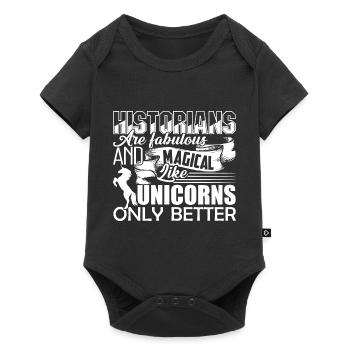 Les historiens historiens sont fabuleux - Body à manches courtes Premium Bébé - noir - Devant