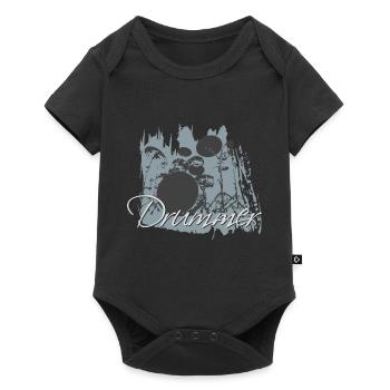 DRUMMER6 7632x6480px - Baby Premium Kurzarmbody - Schwarz - Vorne