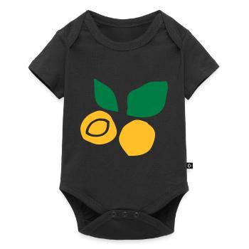 Apricot fruit c2 - Baby Premium short-sleeve bodysuit - black - Front
