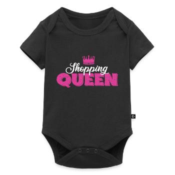 Shopping Queen - Body à manches courtes Premium Bébé - noir - Devant