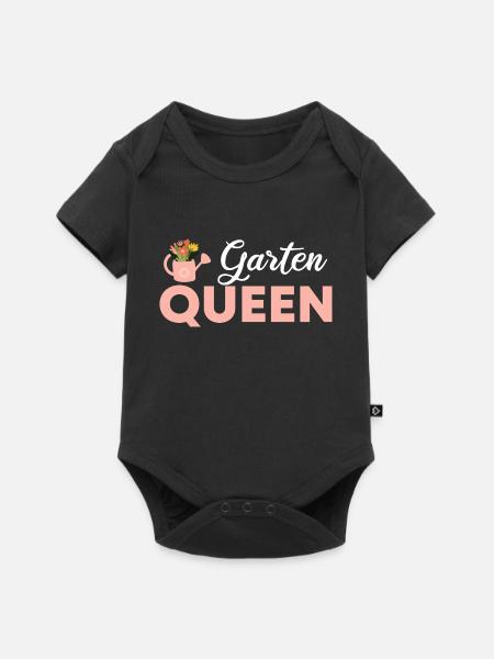 Garten Queen - Baby Premium Kurzarmbody - Schwarz