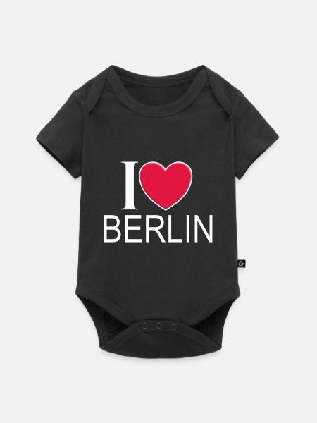 I love Berlin - Baby Premium short-sleeve bodysuit - black