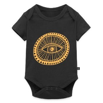 Magisches Auge - Baby Premium Kurzarmbody - Schwarz - Vorne