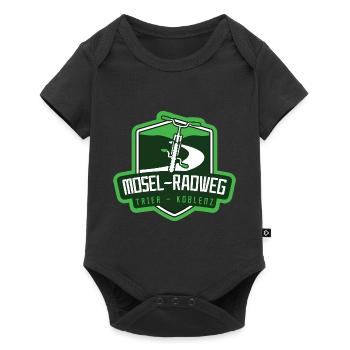Mosel-Radweg, Trier - Koblenz - Baby Premium Kurzarmbody - Schwarz - Vorne