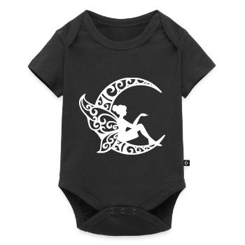 Fairy Moon Magical - Baby Premium short-sleeve bodysuit - black - Front