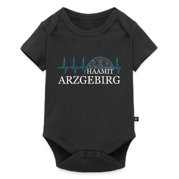 Haamit Arzgebirg - Baby Premium Kurzarmbody - Schwarz - Vorne