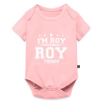 Roy - Body à manches courtes Premium Bébé - rose - Devant