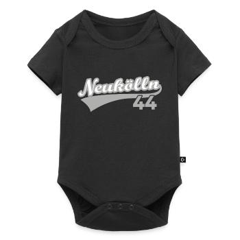 Neukölln 44 Berlin - Baby Premium Kurzarmbody - Schwarz - Vorne