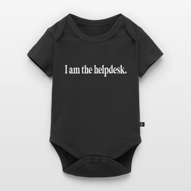 Lustiger Tech-Computer-Programmierer Ich bin der Helpdesk Baby Premium Kurzarmbody