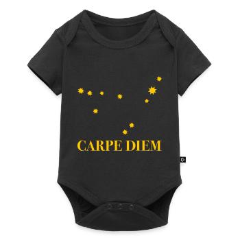 Carpe Diem utilise la constellation du jour Capricorne Deneb - Body à manches courtes Premium Bébé - noir - Devant