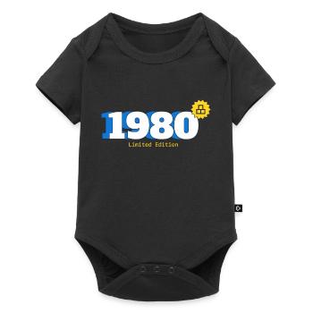Retro 1980 Limited Edition - Baby Premium Kurzarmbody - Schwarz - Vorne