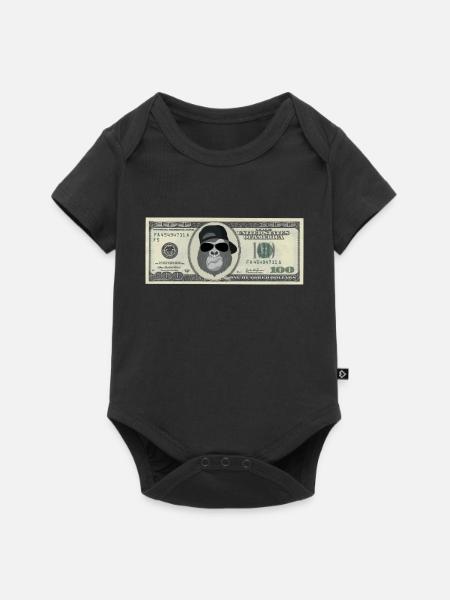 Gorillawear - Baby Premium short-sleeve bodysuit - black