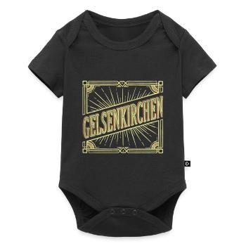 Gelsenkirchen Germany City Font Vintage - Baby Premium short-sleeve bodysuit - black - Front