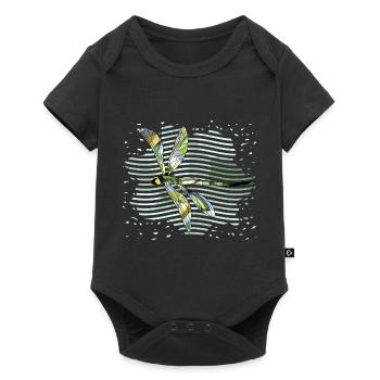 Libellule - Body à manches courtes Premium Bébé - noir - Devant