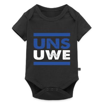 Uns Uwe Hamburg Erinnerung - Body à manches courtes Premium Bébé - noir - Devant