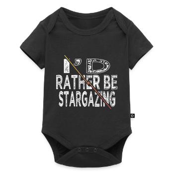 bday art astronomy lovers sayings present idea - Baby Premium short-sleeve bodysuit - black - Front